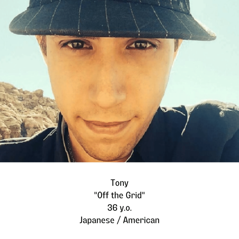 Tonny "Off the Grid" Japanese / American